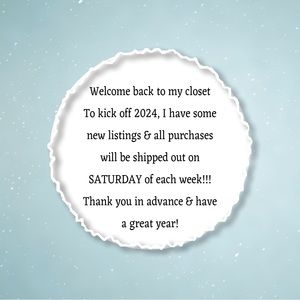 2024 SELLING FROM MY CLOSET